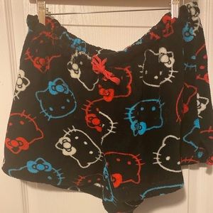 ** Hello Kitty fuzzy shorts
